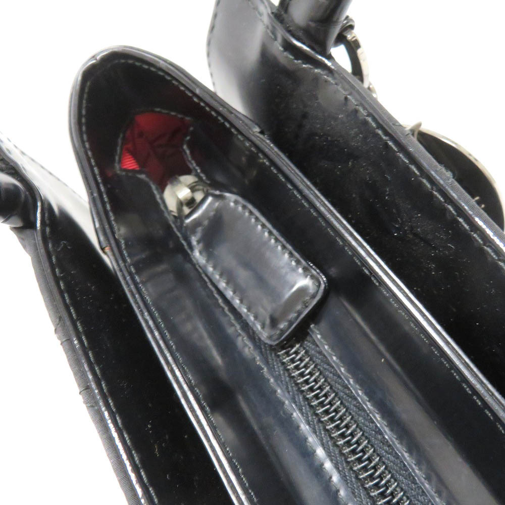 Christian Dior tote bag Cannage black leather